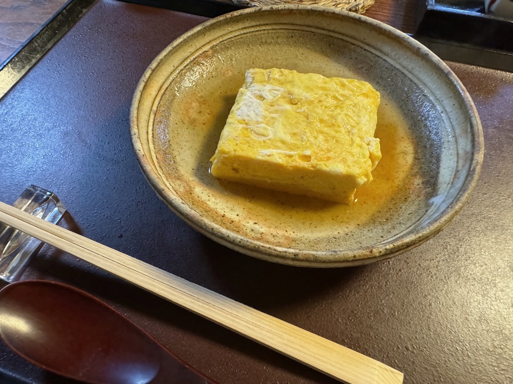 手打ちそば いしかわの卵焼き