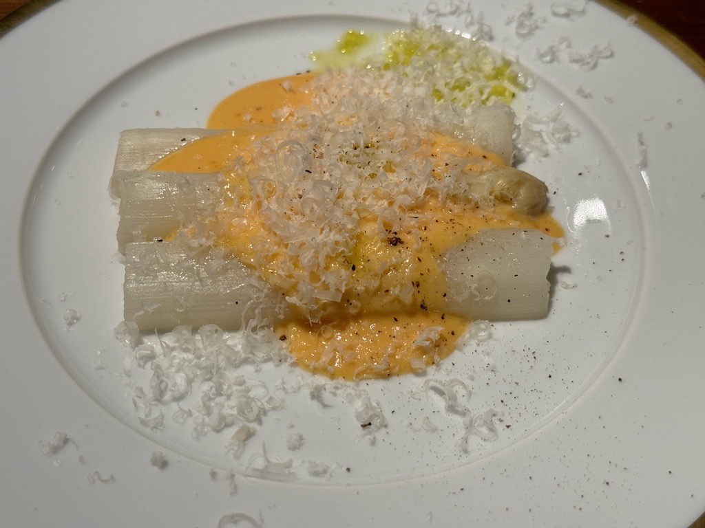 ホワイトアスパラ　パルミジャーノ